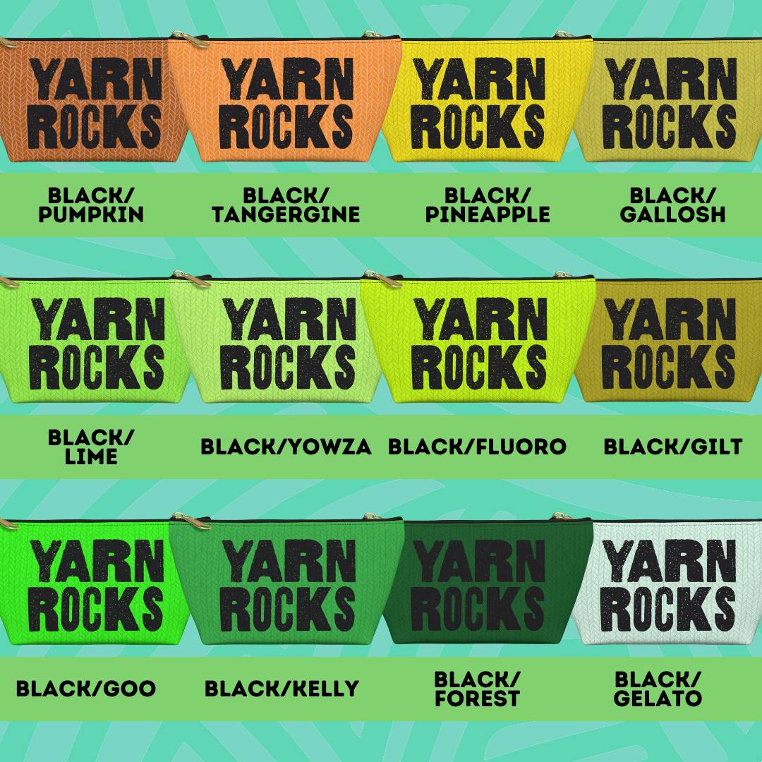Yarn Rocks Mini Zippered Project Bags
