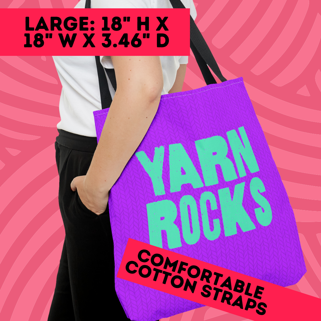 Yarn Rocks Customizable Tote - Large