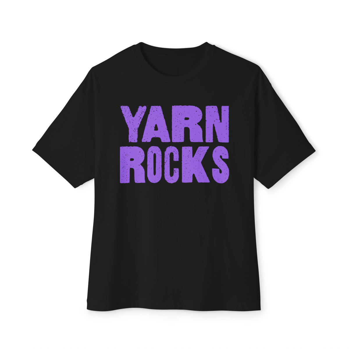 YARN ROCKS Unisex Oversized Boxy Tee - A Comfy, Cotton, Relaxed-Fit Shirt - 30+ colors & 7 Sizes