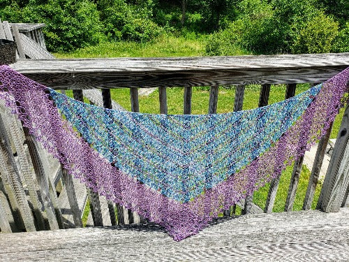 Starlight Shawl - A Pattern From Rachy Newin Designs
