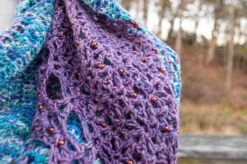 Yarn Review - Scheepjes Whirl (Plus shawl pattern info!) 