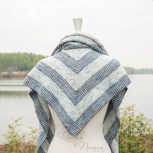 Through The Clouds Shawl - A Pattern From Rachy Newin Designs