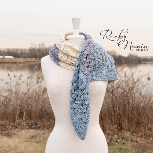 With A Twist Shawl - A Pattern From Rachy Newin Designs