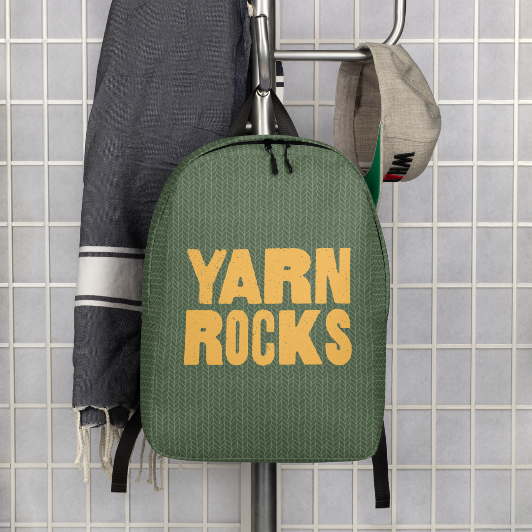 YARN ROCKS Minimalist Backpack - 20+ Colors Or Customize It!
