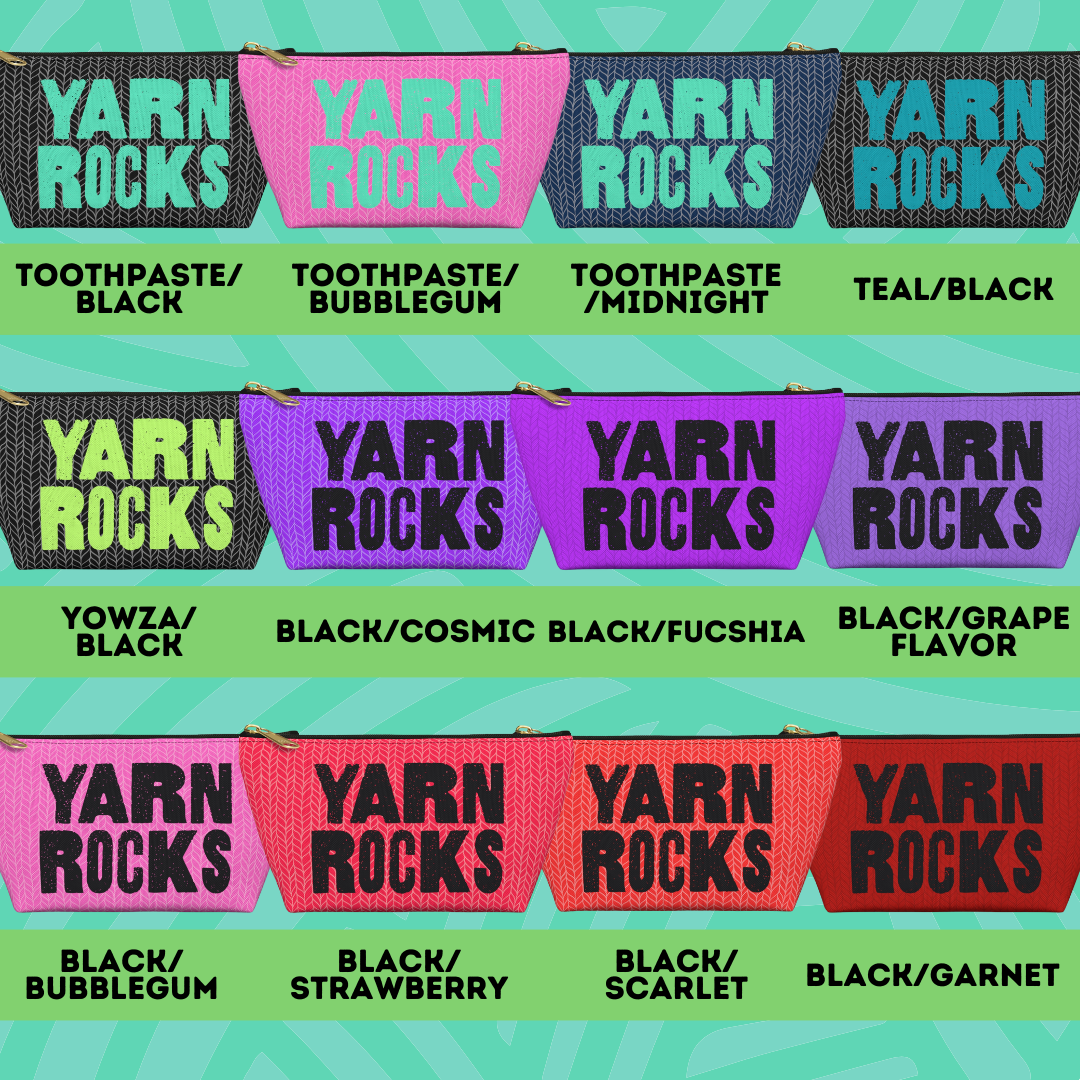 Yarn Rocks Mini Zippered Project Bags