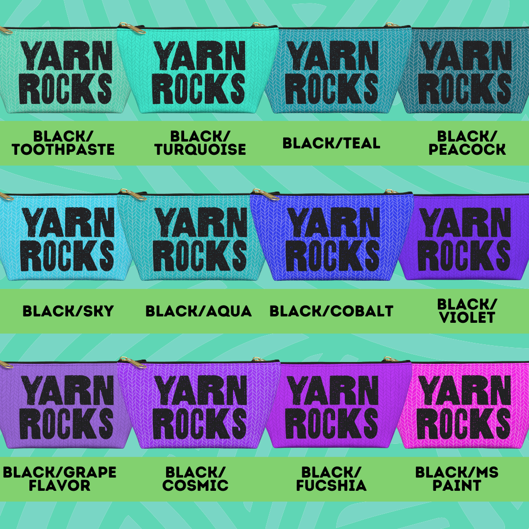 Yarn Rocks Mini Zippered Project Bags