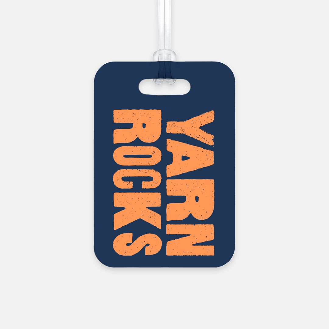 Yarn Rocks Luggage Tag (Rectangle)
