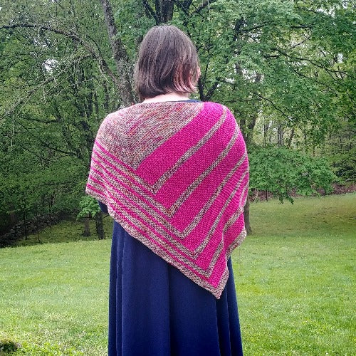 Laser Tag Shawl - A Pattern By Xandy Peters