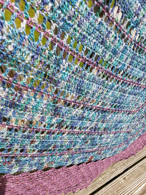 Starlight Shawl - A Pattern From Rachy Newin Designs