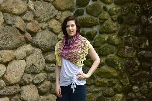 Berry Crumble Shawl - A Pattern By Xandy Peters