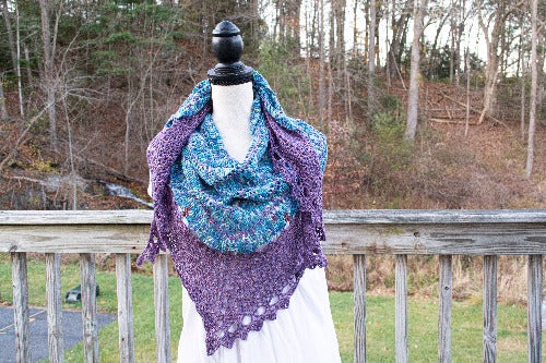 Starlight Shawl - A Pattern From Rachy Newin Designs