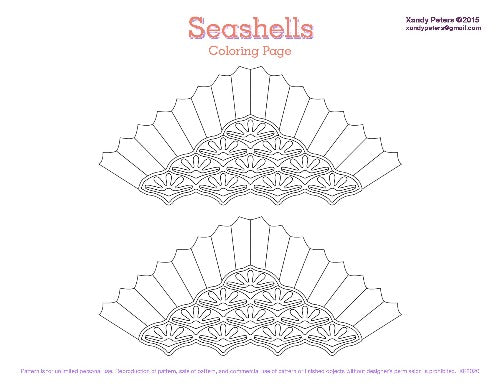Seashells - A Pattern By Xandy Peters