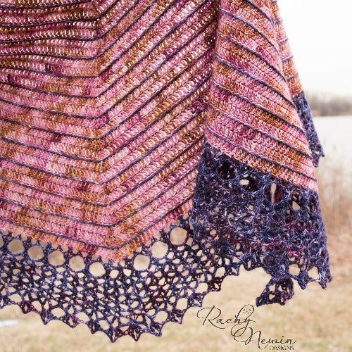 Bumps In The Road Shawl - A Pattern From Rachy Newin Designs