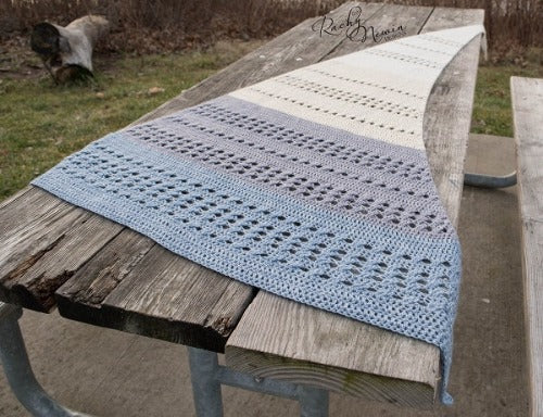 With A Twist Shawl - A Pattern From Rachy Newin Designs