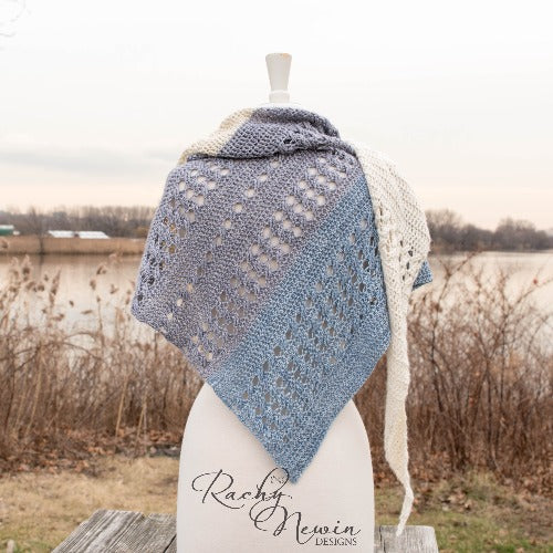 With A Twist Shawl - A Pattern From Rachy Newin Designs