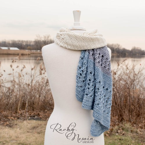 With A Twist Shawl - A Pattern From Rachy Newin Designs