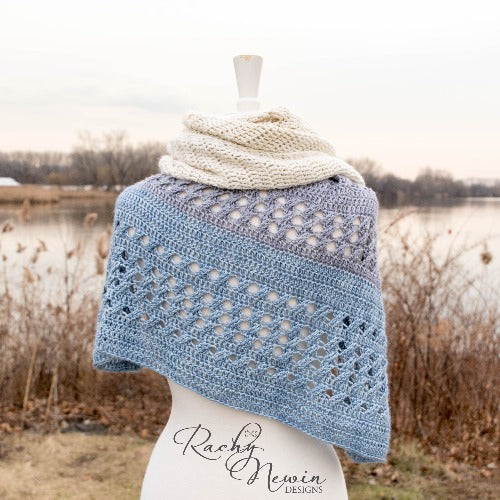 With A Twist Shawl - A Pattern From Rachy Newin Designs