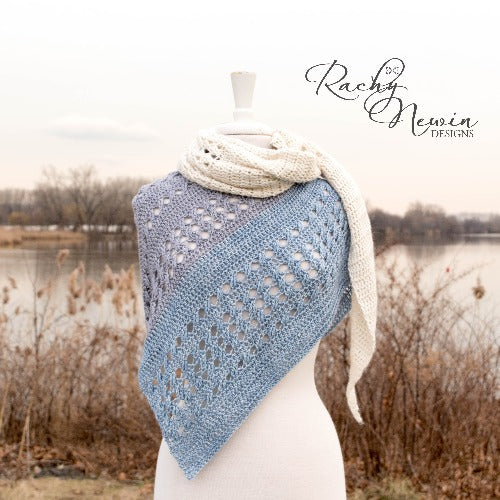 With A Twist Shawl - A Pattern From Rachy Newin Designs